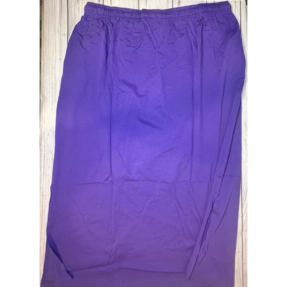 Freedom Fit Zone Women’s Purple Skirt 2X Cotton Side Slits & Pockets NWOT - Picture 2 of 6